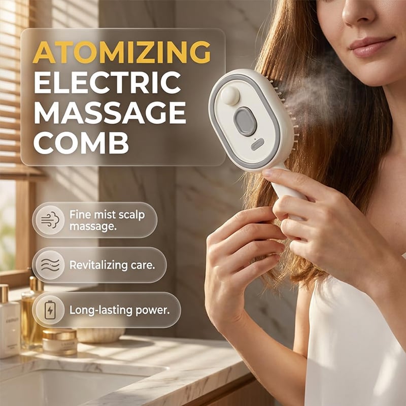 💆‍♀️ 2026 Electric Steaming Massage Hair Care Brush 💆‍♂️