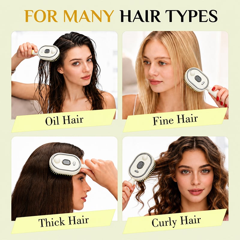 💆‍♀️ 2026 Electric Steaming Massage Hair Care Brush 💆‍♂️