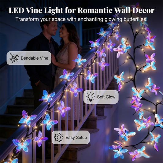 🥳2026 HOT SALE🥳💞50K+ SOLD!🦋Romantic Butterfly Vine LED Lights